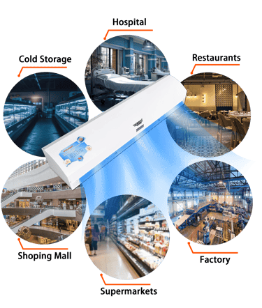 voldam air curtain industrial use