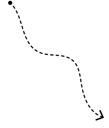 flèche noire png