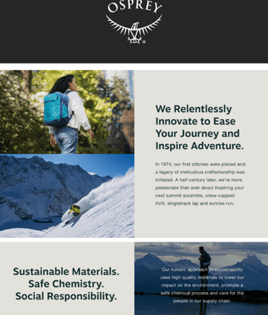 Waterproof travel duffle bag made from sustainable materials