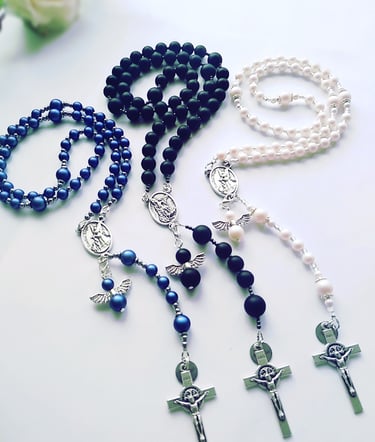 Vardinis rožančius – krikštynų dovana vaikui