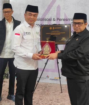 babeh haikal kepala bpjph meresmikan lp3h doa bangsa
