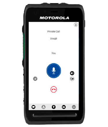 Radio mcptt Motorola LEX L11 con plataforma WAVE PTX