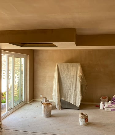 plastering work in malvern home carried out lakes building and plastering services