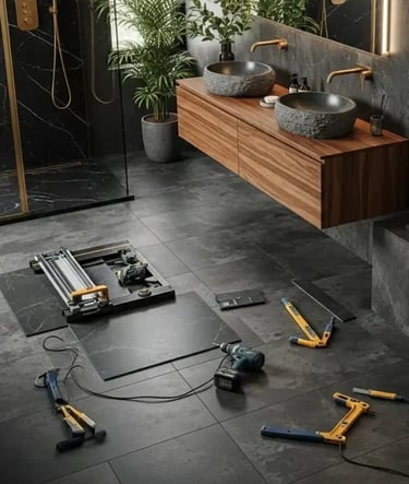 iç mekân tadilatında yapılan elektrik tesisatı hazırlığı