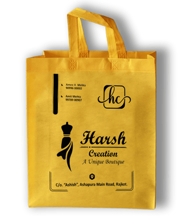 Non Woven Box Bag With Print