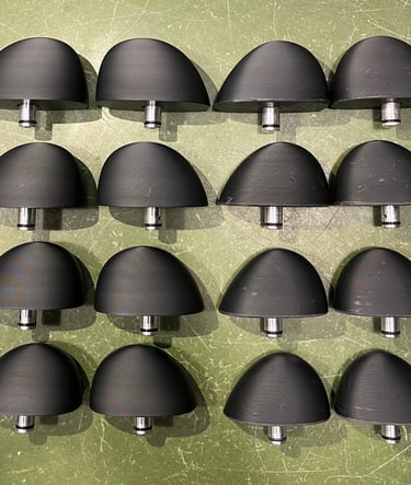 Difference de forme des Embout Longueur Standard et Embout Longueur Volume. Outils de Bootfitting.