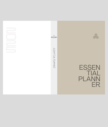 Acquista Essential Planner: Colore Sabbia Naturale. Sabbia, Grigio, Bianco