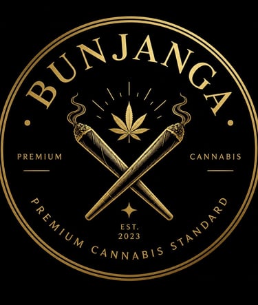 bunjanga cannabis product premium flower thailand curated strain packaging high quality weed delivery ready