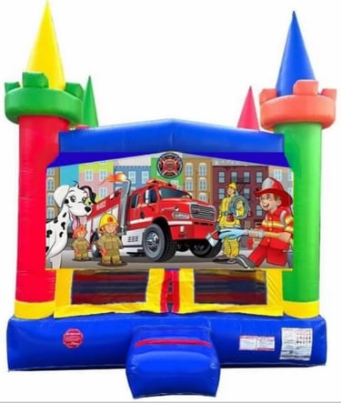 MEDUIM FIRE TRUCK & RESCUE THEMEWALK. Bookings 832-216-8423
