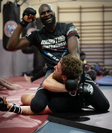 séance photo grappling