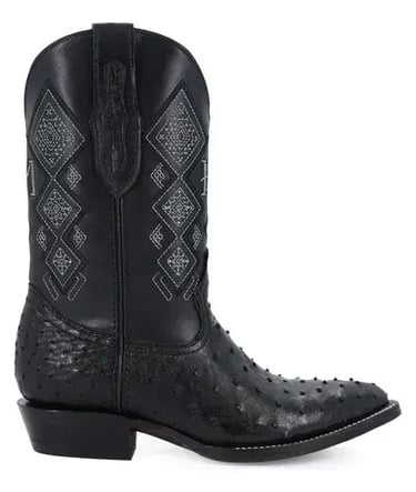 botas negras vaqueras