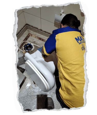 Desentupimento de vaso 