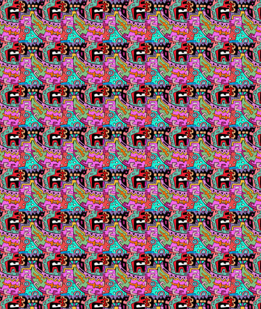 TV Set Pattern 9