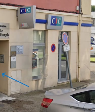 entrée du cabinet de grognard marine