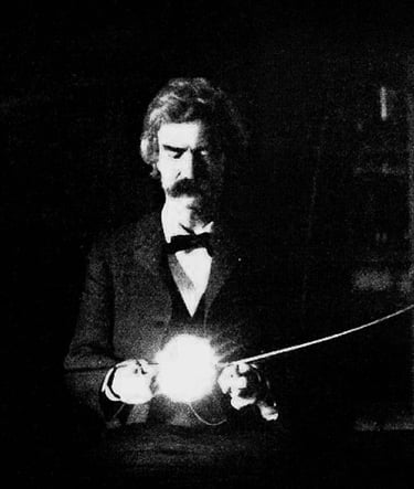 Mark Twain chez Nicolas Tesla