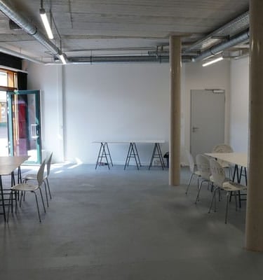 the exhibition space