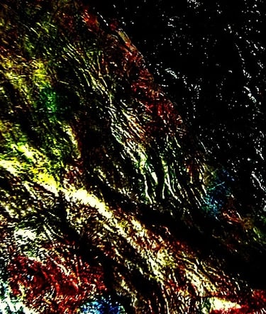 Recycled plastic texture dark double exposure photo edited