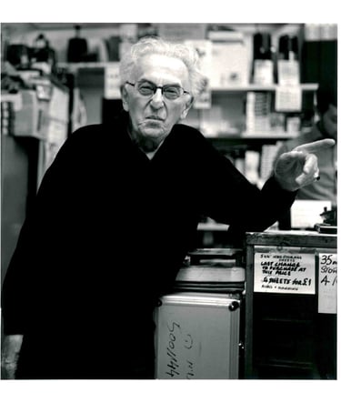 Mr Alex Falk the owner of MrCard store in London. Creator: Slawek Dejneka
