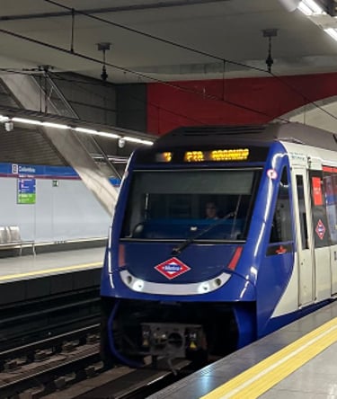 a Line 9 Metro train