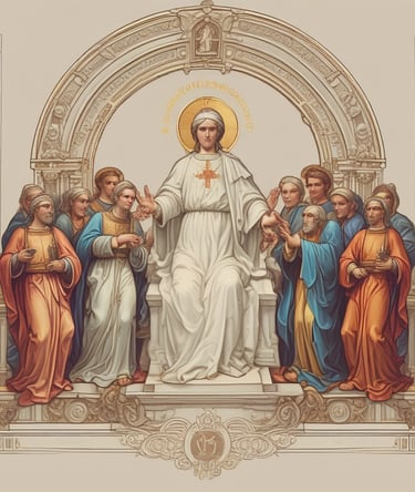 Close-up of traditional rosary beads on a wooden surface