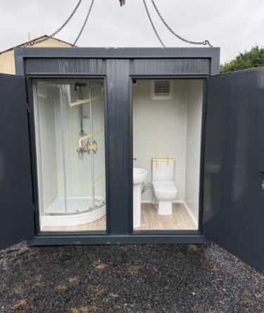 BLOC SANITAIRE / DOUCHE GRIS