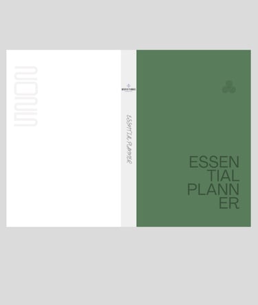 Acquista Essential Planner: Colore Basilico Puro. Verde Bsilico, Grigio, Bianco