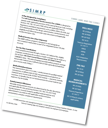 SIMRP Tax Codes Cited