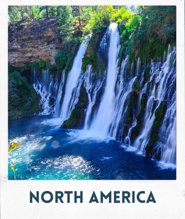 california, waterfalls, burney falls, northern california