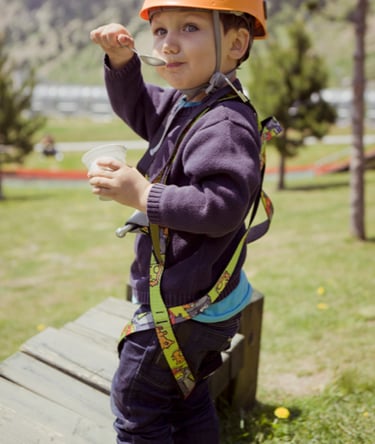 Niños deportes de aventura