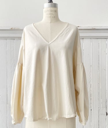 white blouse on a mannequin