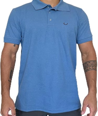 Camisa Masculina Polo Algodão Piquet 