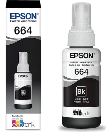 Tinta de impressora preta Epson T664120 70 ml
