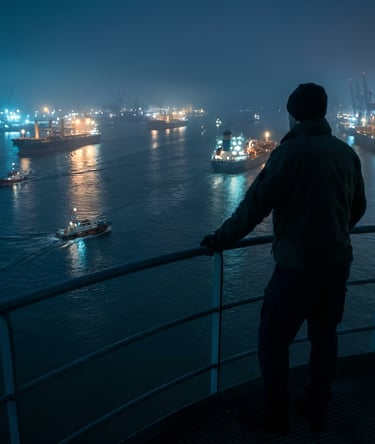 Harbor Master overseeing a busy port.