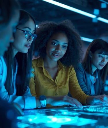 AI supporting Business Change—balanced with human judgement and governance”