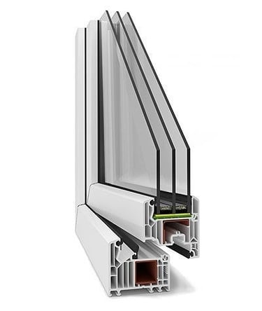 Veka Softline 82 ( 3 Stiklai ) 