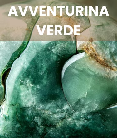 pietra cristallo avventurina verde nicura cristalli