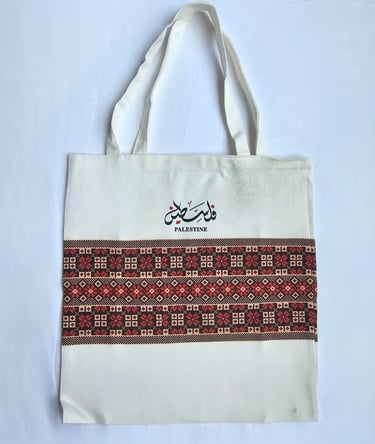 totebag tatreez palestine