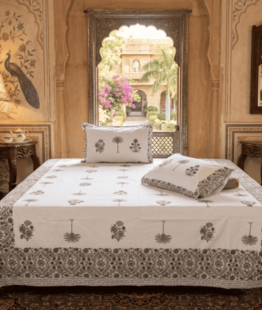 Shop premium king and single bedsheets direct from our Jaipur factory.