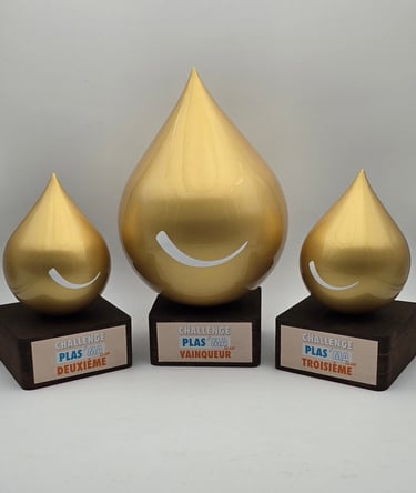 Trophée personnalisé Etablissement Français du Sang