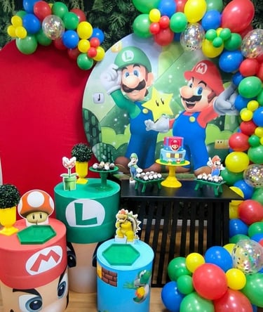 Decoração Mario Bros Florianópolis
