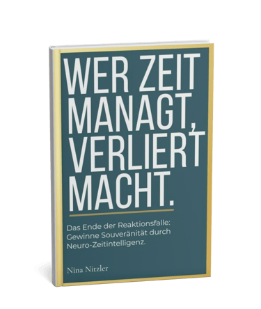 The German non-fiction book Wer Zeit managt, verliert Macht by Nina Nitzler about time intelligence