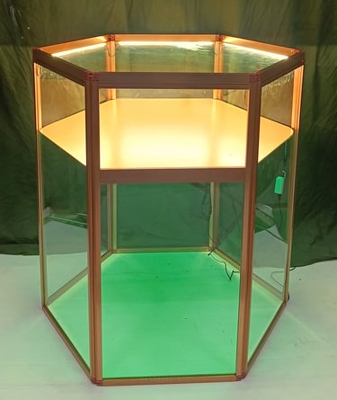 Hexagonal Portable jewellery counter