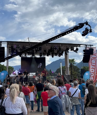 Kamerakran bei Konzerte in Südtirol