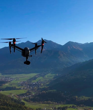 Dronenaufnahmen für live streams