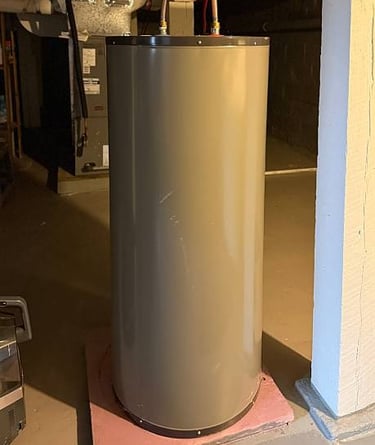 new water heater installed