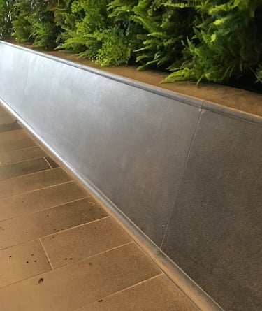 Custom basalt veneer