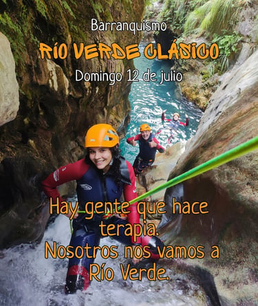 Actividad de aventura organizada por Guadalterra Aventura incluida en el calendario.