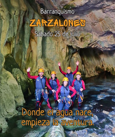 Actividad de aventura organizada por Guadalterra Aventura incluida en el calendario.