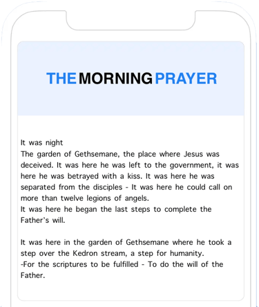 The Morning Prayer