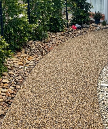 flexible permeable paving for footpath in victoria